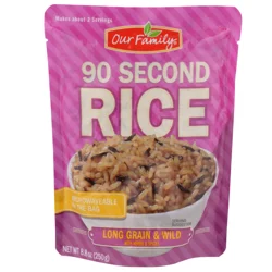 Our Family Long Grain & Wild Rice Mix With Herbs & Spices
