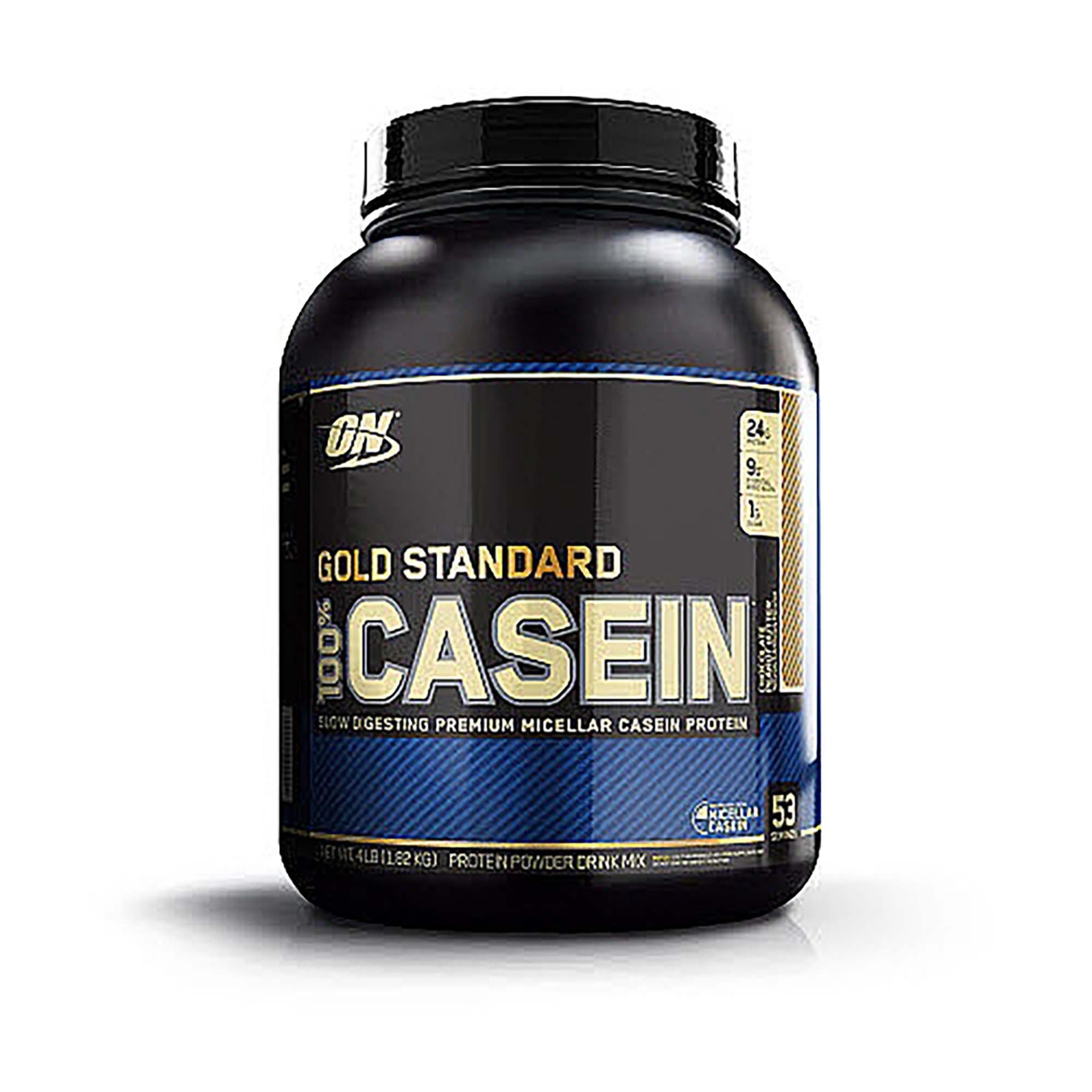 slide 1 of 1, Optimum Nutrition Gold Standard 100% Casein - Chocolate Peanut Butter, 4 lb