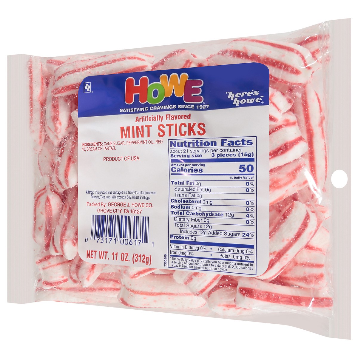 slide 3 of 9, Howe Mint Sticks - 11 Oz, 11 oz