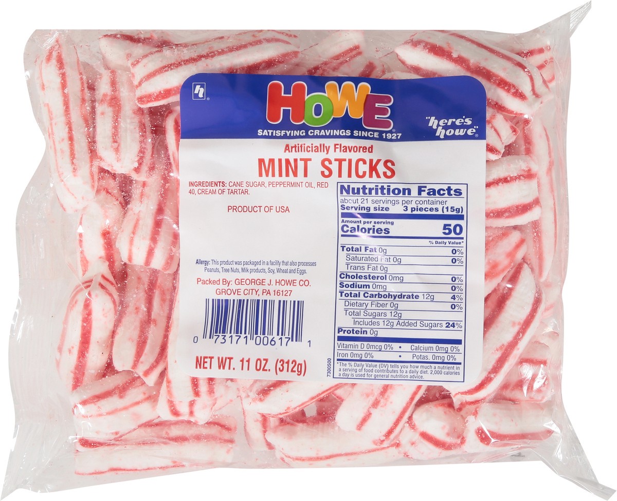 slide 6 of 9, Howe Mint Sticks - 11 Oz, 11 oz