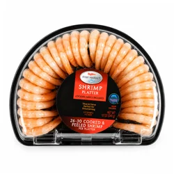 Hy-vee Fish Market Cooked & Peeled Shrimp Platter