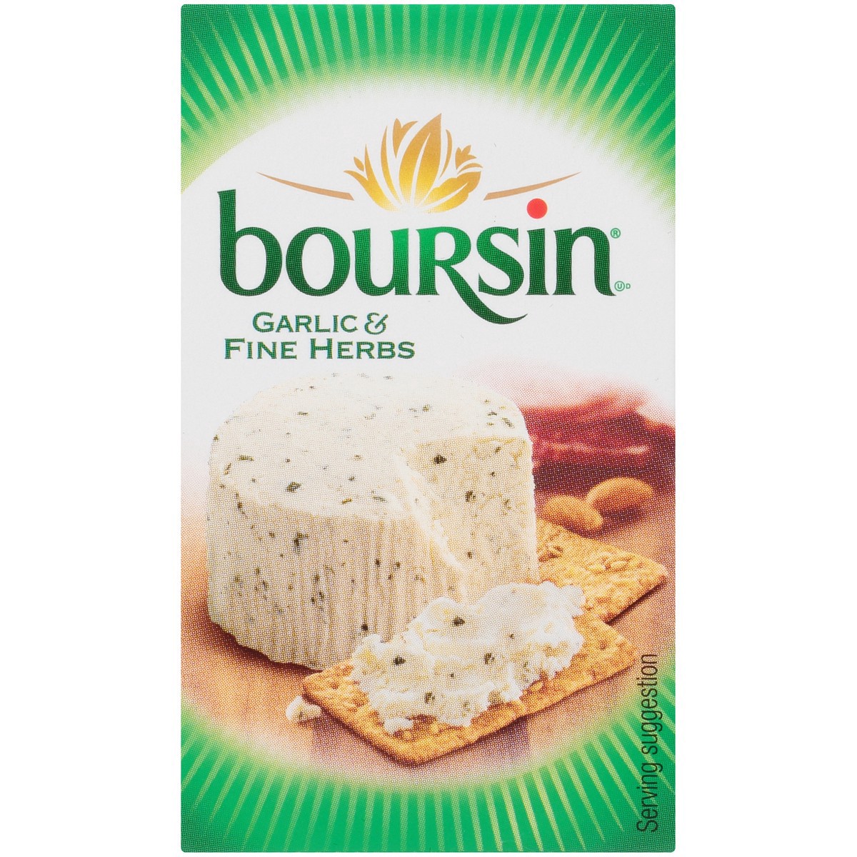 slide 3 of 9, Boursin Spreadable Gourmet Cheese, 5.3 oz