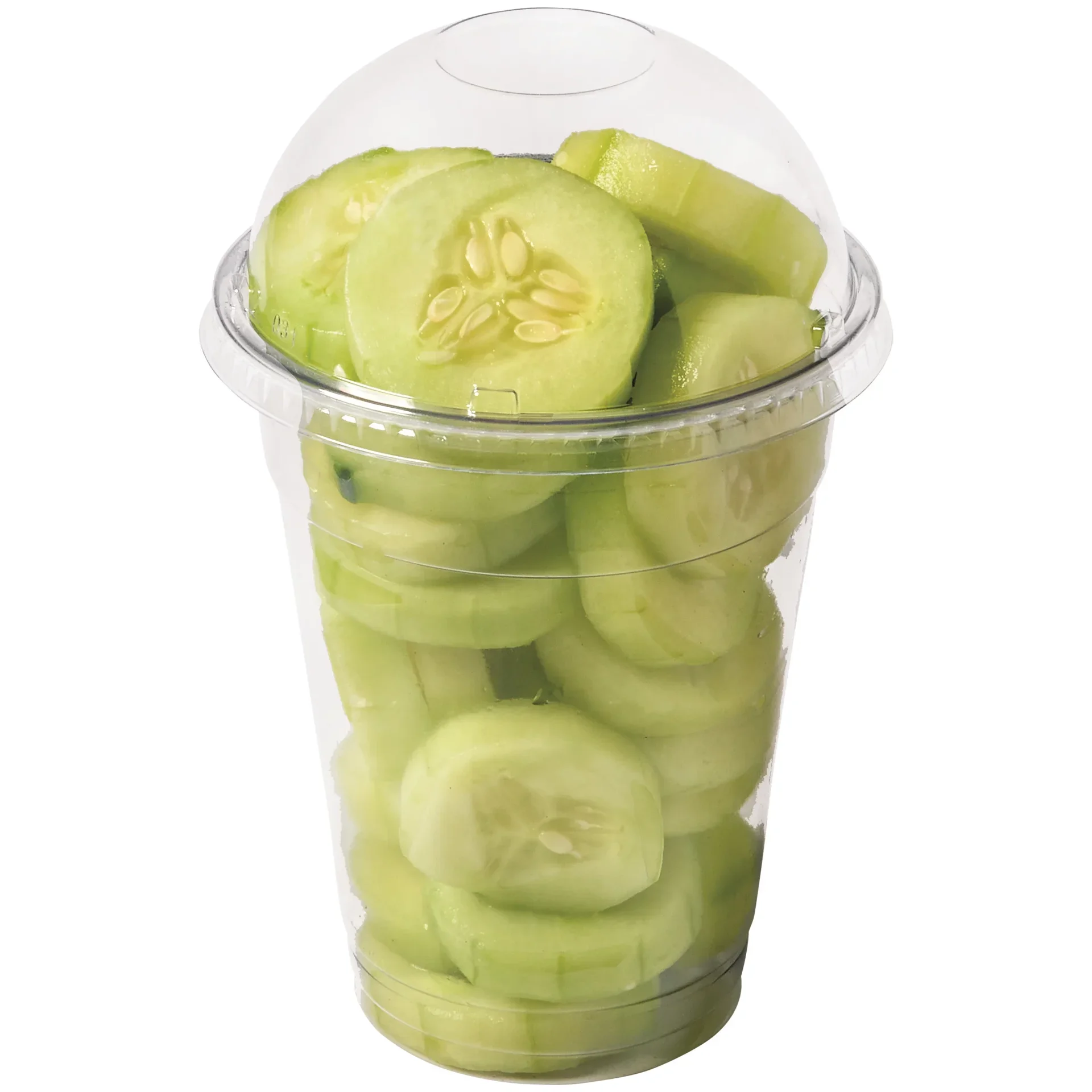 slide 1 of 1, H-E-B Fresh Cucumber Fruit Cup, per lb