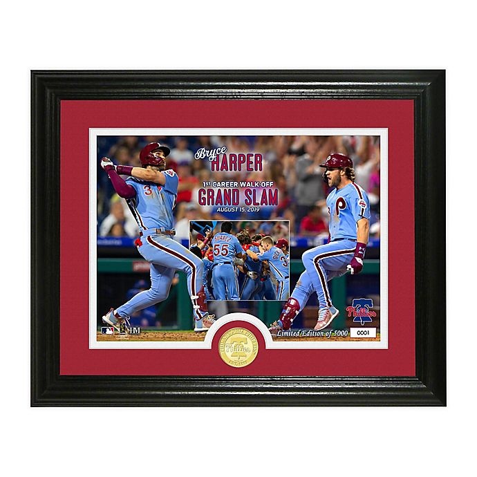 slide 1 of 1, MLB Philadelphia Phillies Bryce Harper Photo Mint, 1 ct