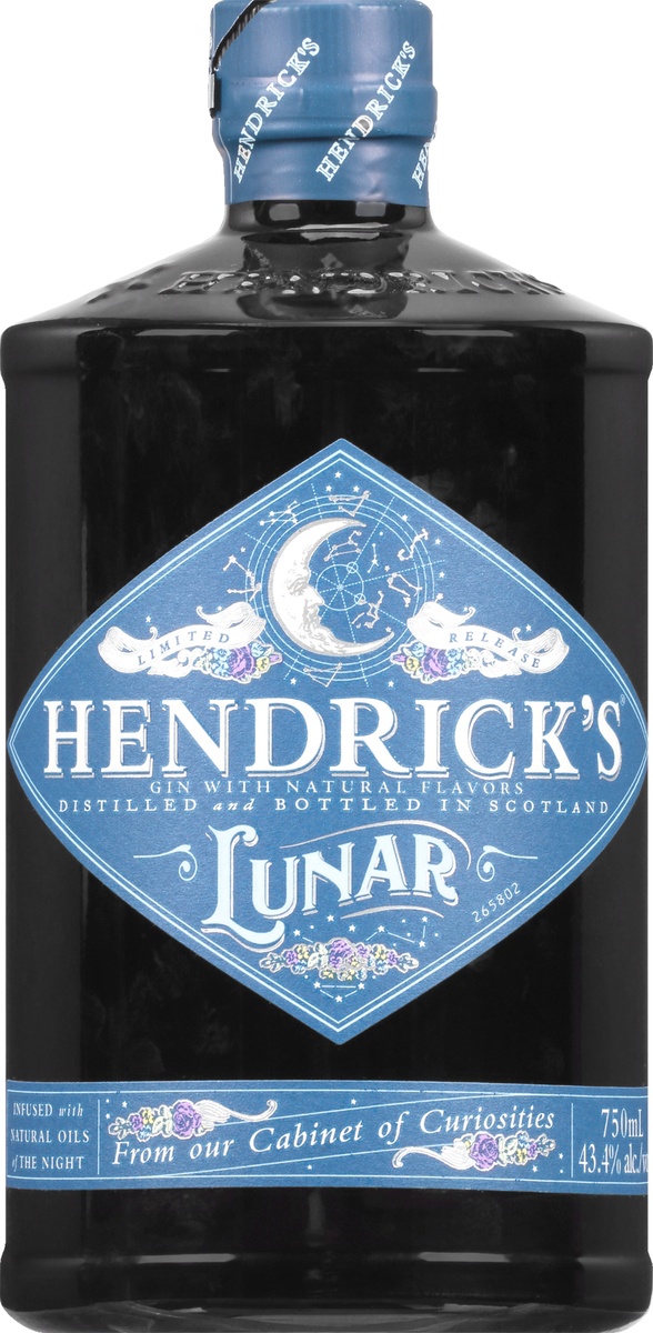 slide 7 of 9, Hendrick's Lunar Gin, 750 ml