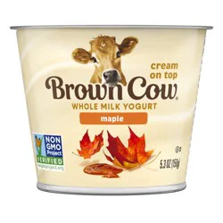 Brown Cow Whole Milk Maple Yogurt 5.3 oz