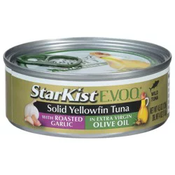 StarKist E.V.O.O. Solid Yellowfin Tuna with Roasted Garlic in Extra Virgin Olive Oil 4.5 oz