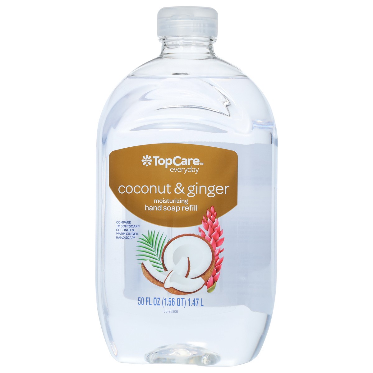 slide 11 of 12, TopCare Everyday Moisturizing Coconut & Ginger Hand Soap Refill 50 fl oz, 50 fl oz