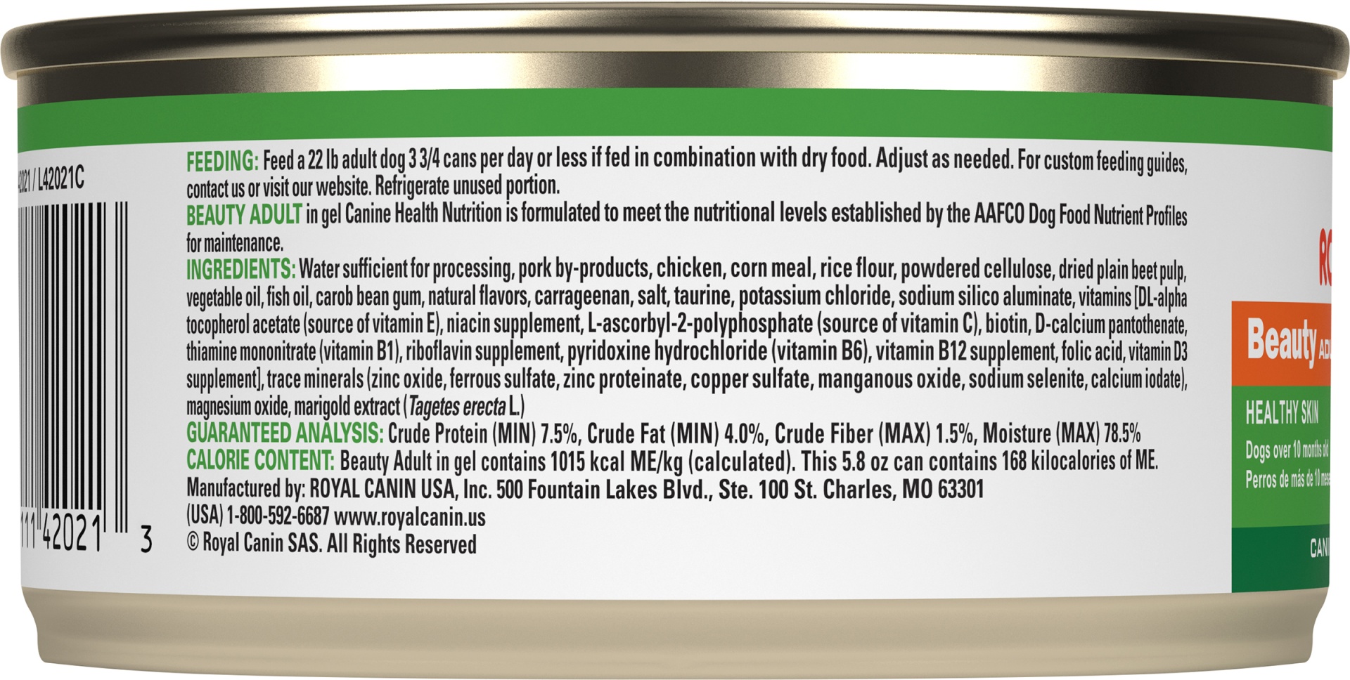 slide 5 of 6, Royal Canin Beauty Canine Health Nutrition Canned Adult Dog Food, 5.8 oz