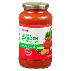 Meijer Chunky Garden Combination Pasta Sauce