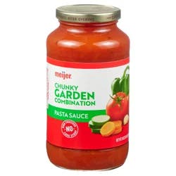 Meijer Chunky Garden Combination Pasta Sauce