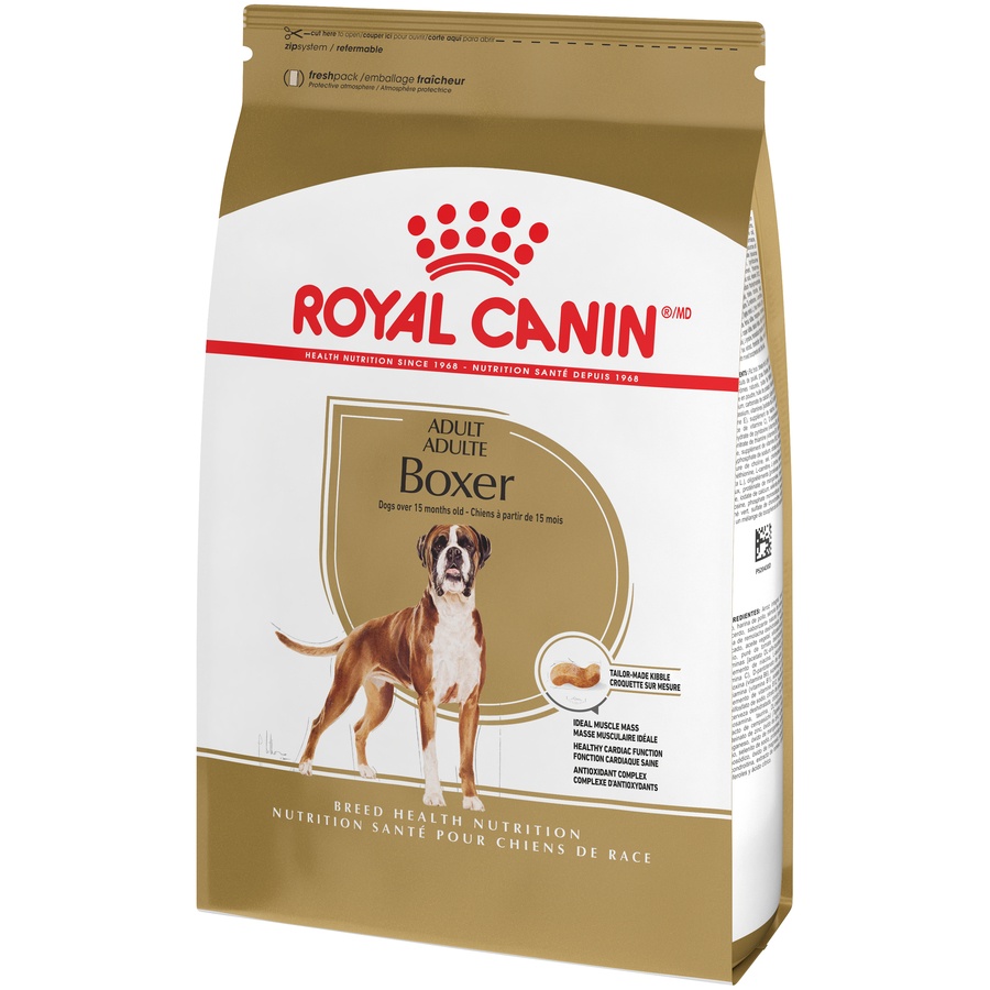 slide 3 of 9, Royal Canin Breed Health Nutrition Boxer Adult Dry Dog Food, 30 lb