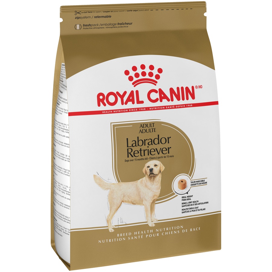 slide 9 of 9, Royal Canin Breed Health Nutrition Labrador Retriever Adult Dry Dog Food, 30 lb