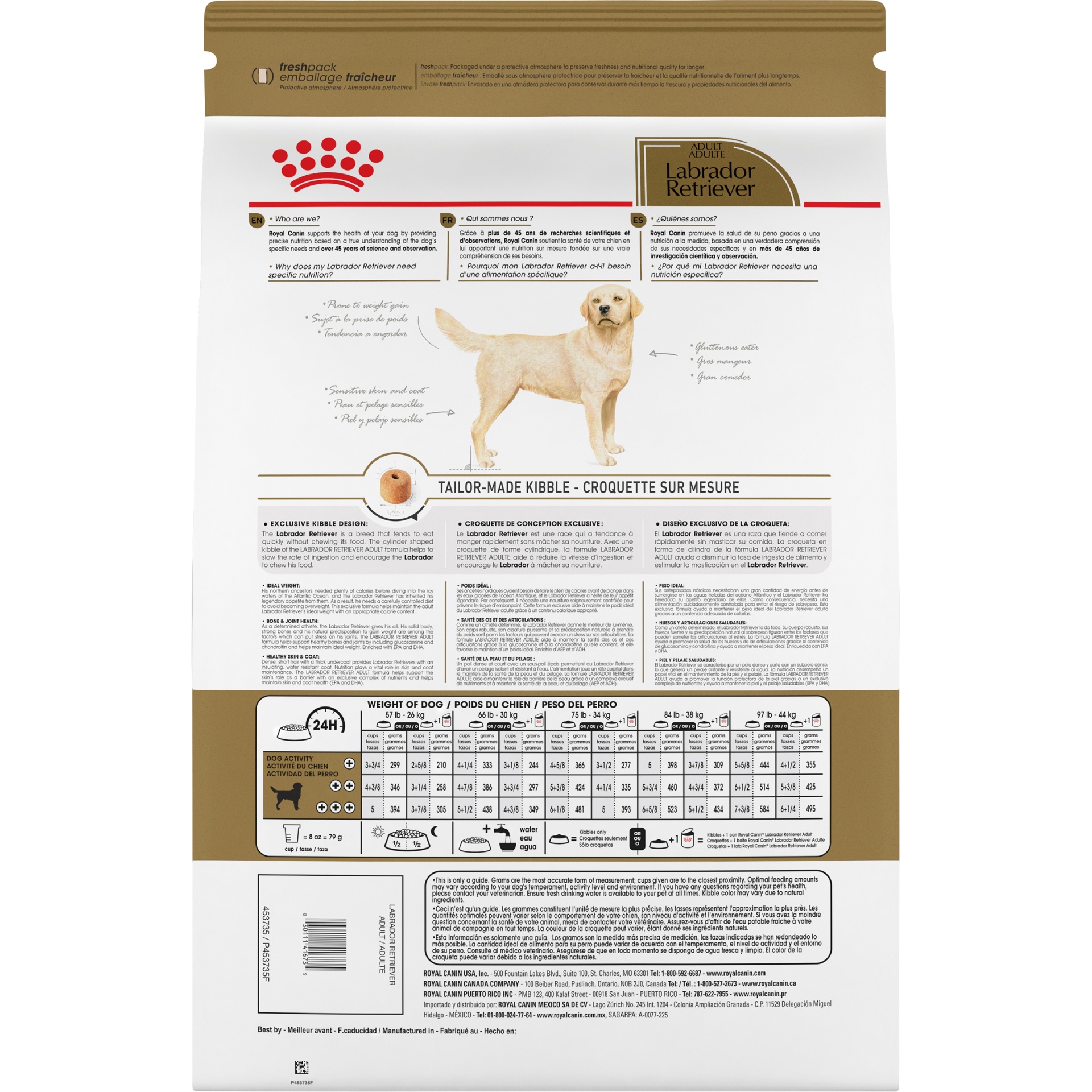 slide 8 of 9, Royal Canin Breed Health Nutrition Labrador Retriever Adult Dry Dog Food, 30 lb