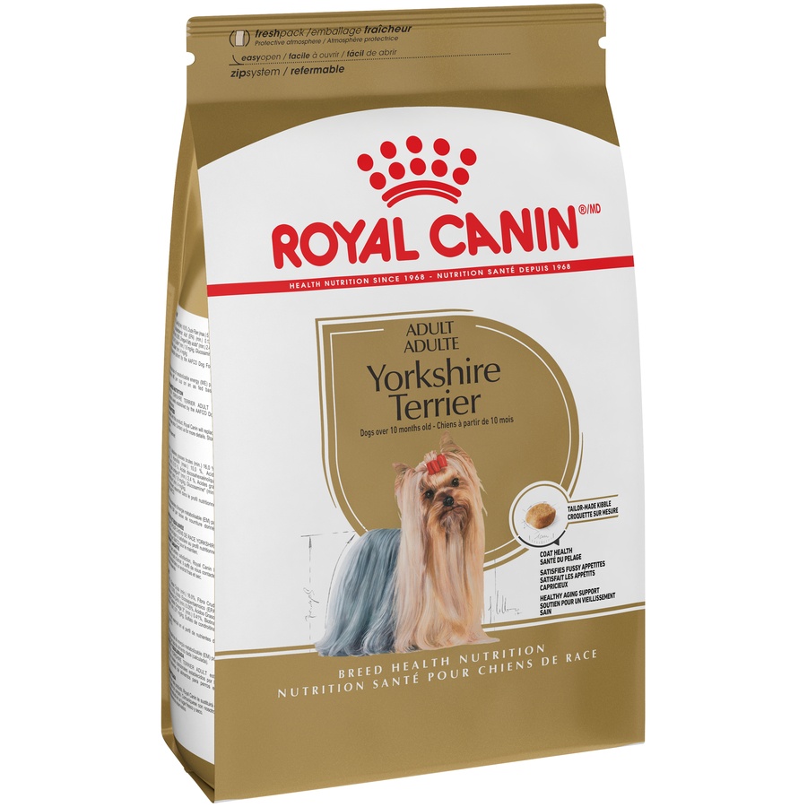 slide 2 of 9, Royal Canin Breed Health Nutrition Yorkshire Terrier Adult Dry Dog Food, 10 lb