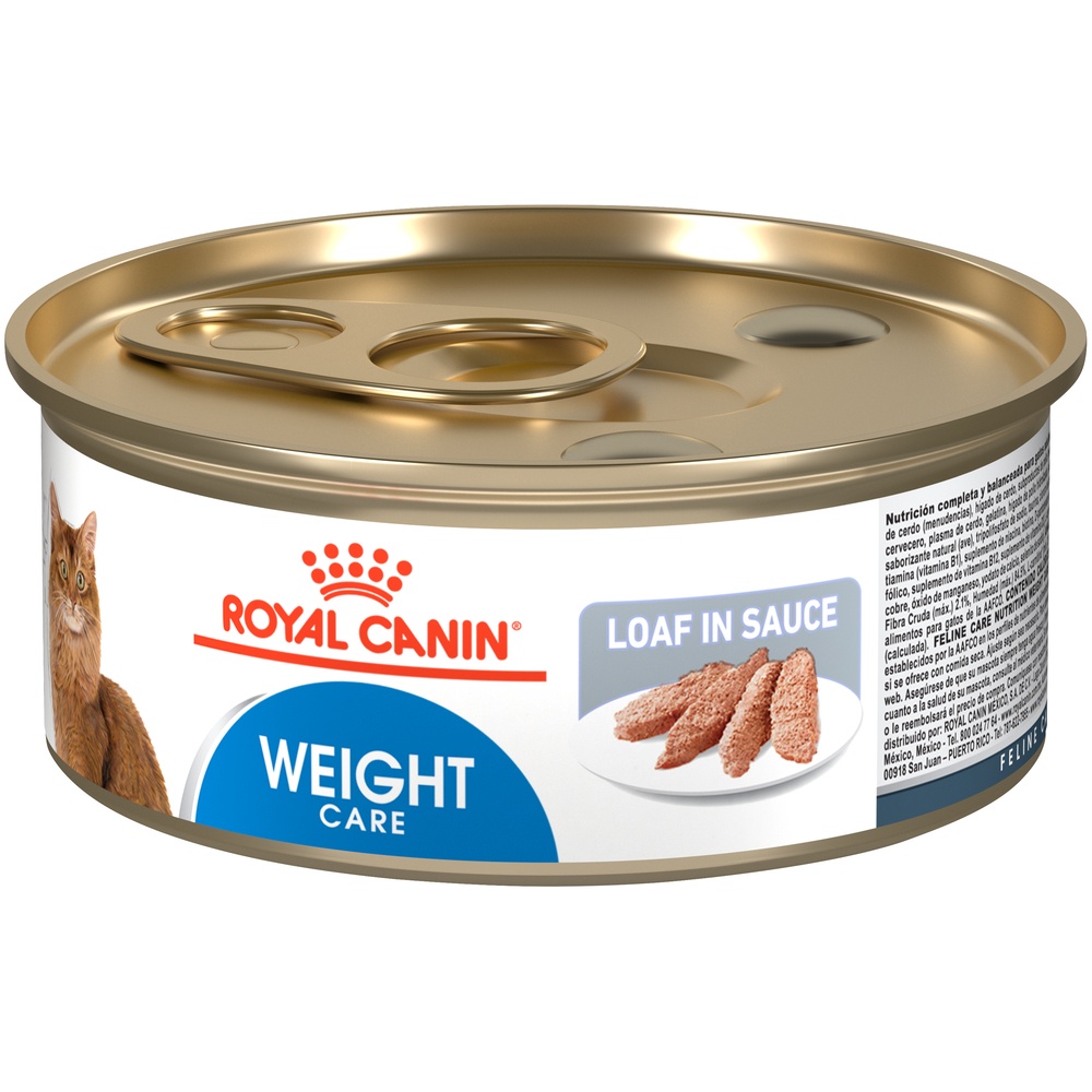 slide 6 of 9, Royal Canin Feline Health Nutrition Ultra Light Loaf in Sauce Adult Canned Cat Food, 5.8 oz