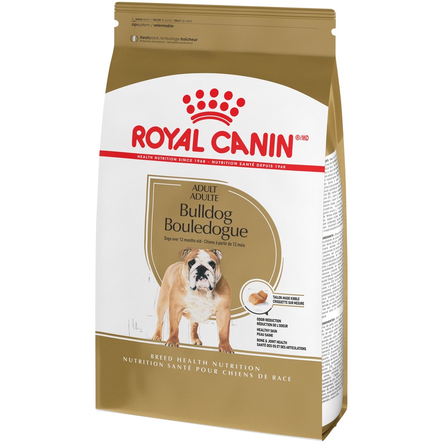 slide 5 of 9, Royal Canin Breed Health Nutrition Bulldog Adult Dry Dog Food, 30 lb