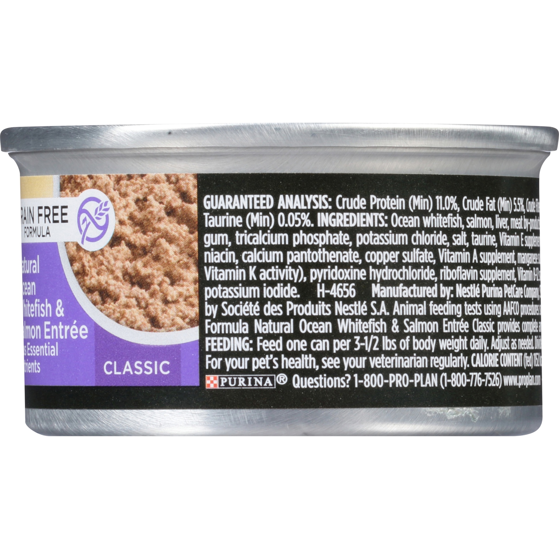 slide 6 of 9, Pro Plan True Nature Ocean Whitefish & Salmon Grain Free Adult, 3 oz