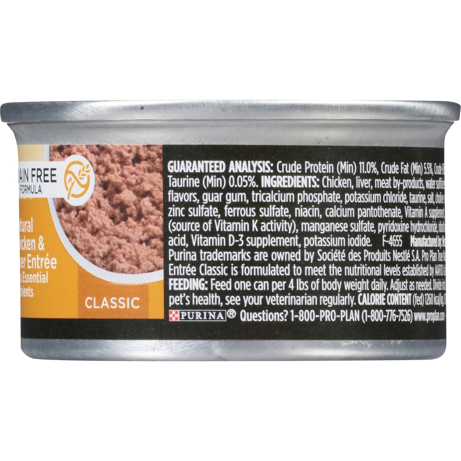 slide 7 of 9, Pro Plan True Nature Chicken & Liver Grain Free Adult, 3 oz