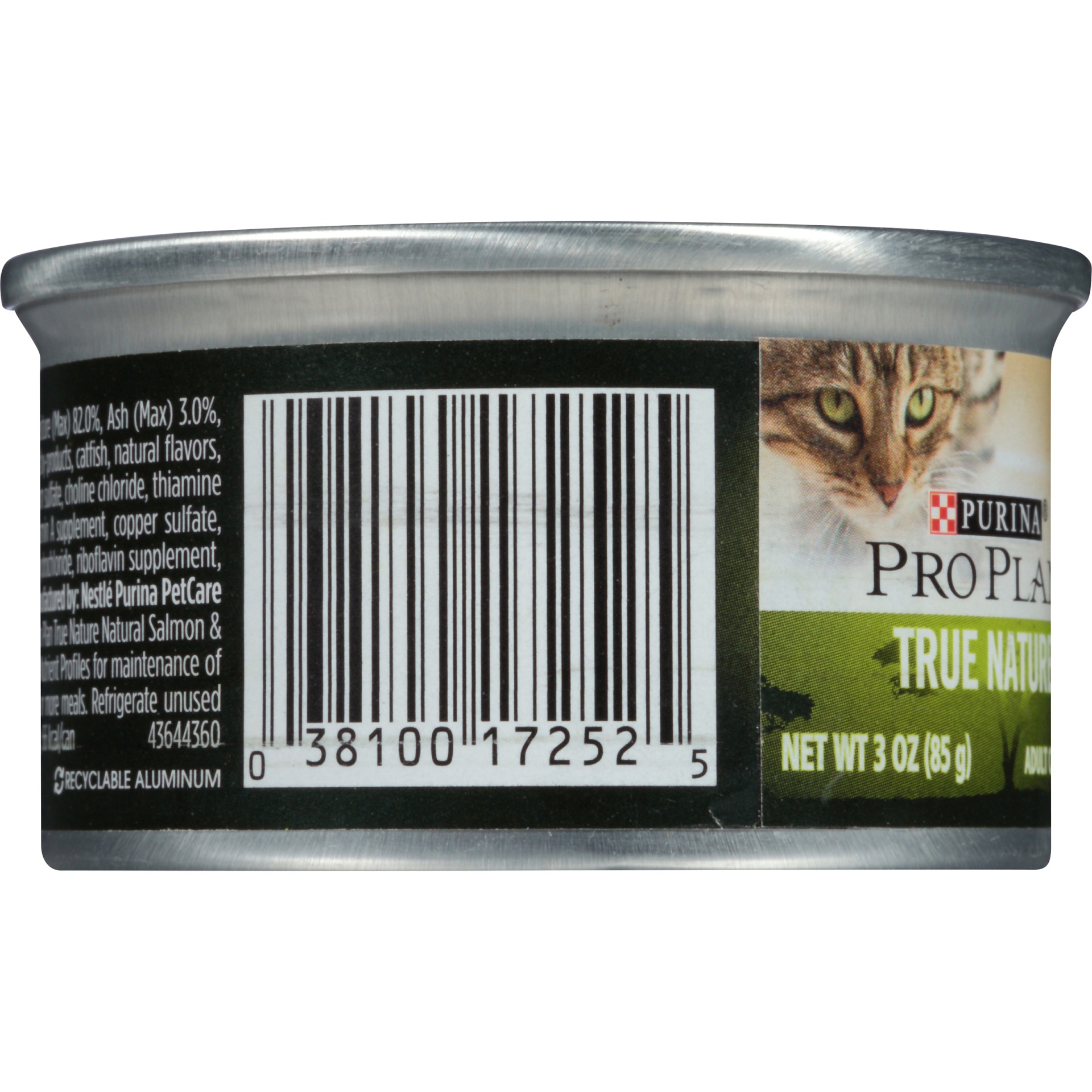 Pro Plan True Nature Salmon Catfish Adult Canned Cat Food 3 oz