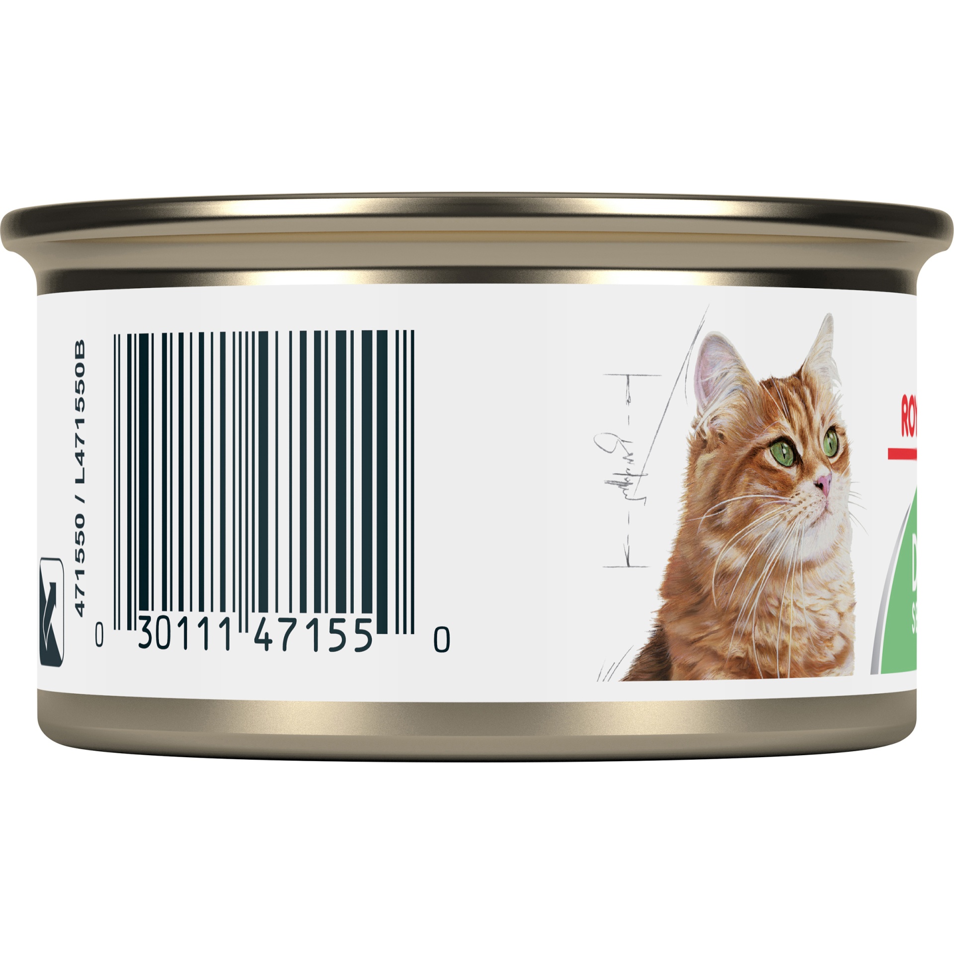 slide 4 of 7, Royal Canin Digest Sensitive Thin Slices in Gravy Wet Cat Food, 3 oz can, 3 oz