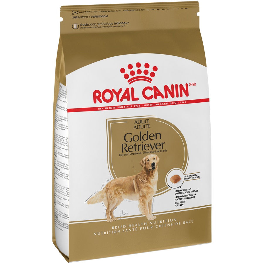 slide 8 of 9, Royal Canin Breed Health Nutrition Golden Retriever Adult Dry Dog Food, 30 lb