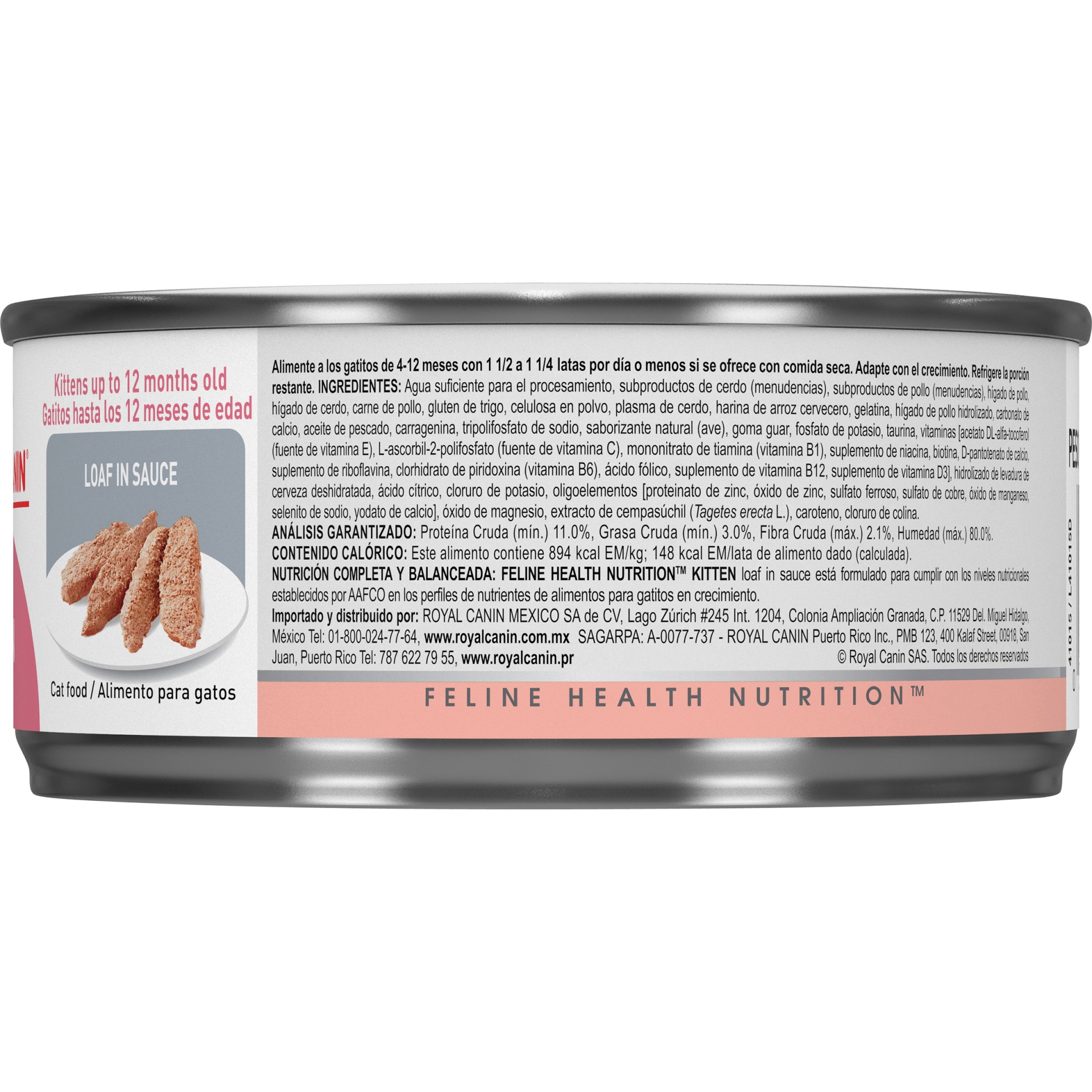 slide 2 of 7, Royal Canin Feline Health Nutrition Kitten Instinctive Loaf in Sauce Canned Cat Food, 3 oz