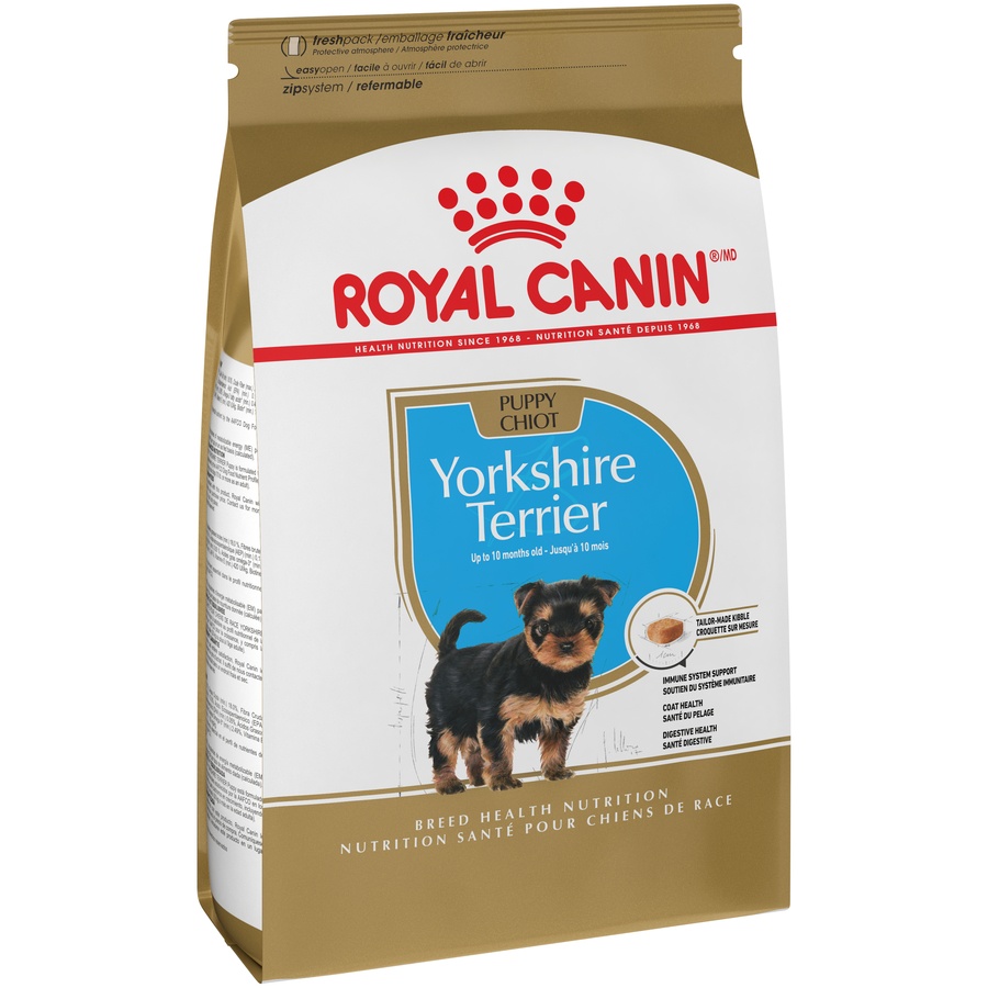 slide 6 of 8, Royal Canin Breed Health Nutrition Yorkshire Terrier Puppy Dry Dog Food, 2.5 lb