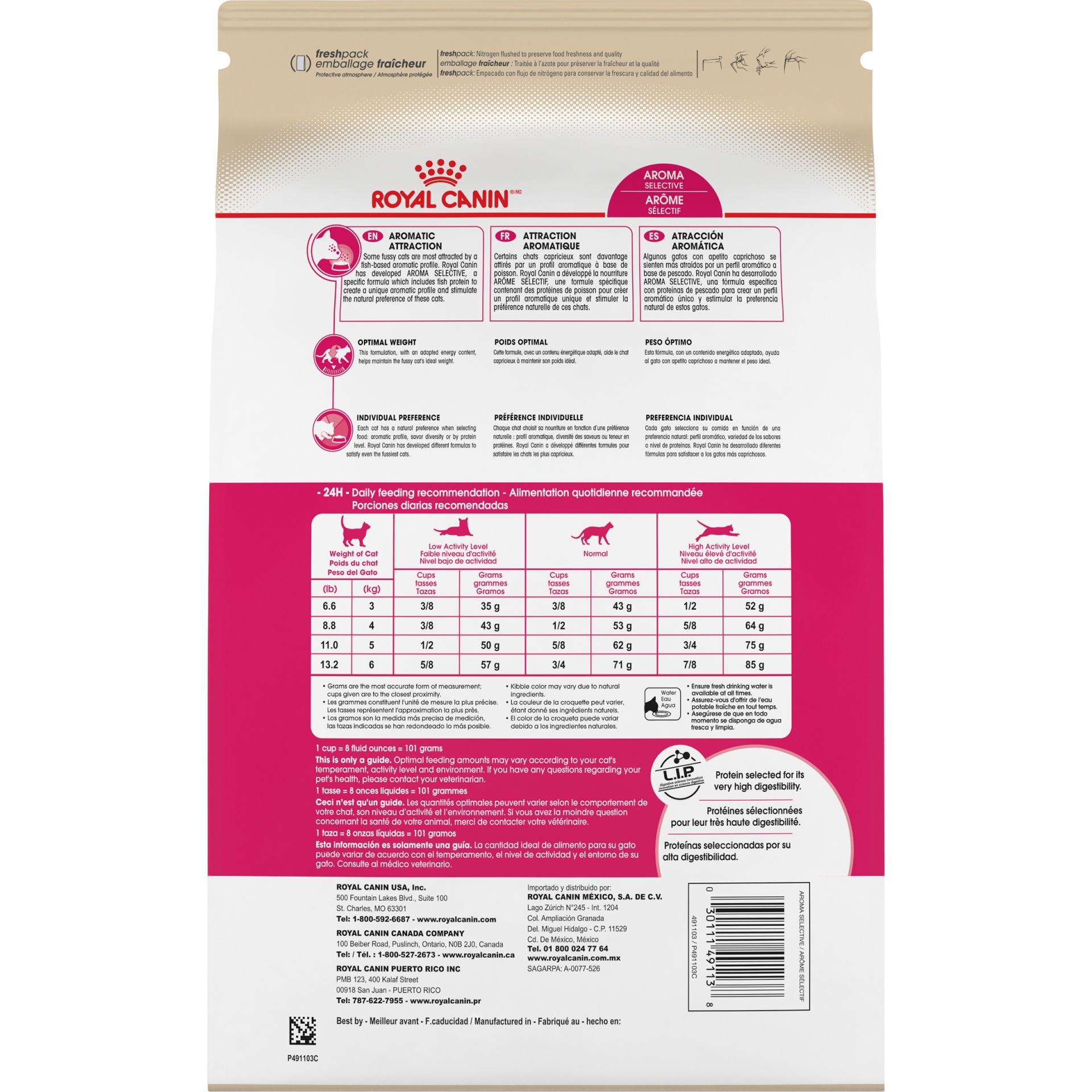 slide 8 of 9, Royal Canin Feline Health Nutrition Selective 31 Aromatic Attraction Dry Cat Food, 3 lb