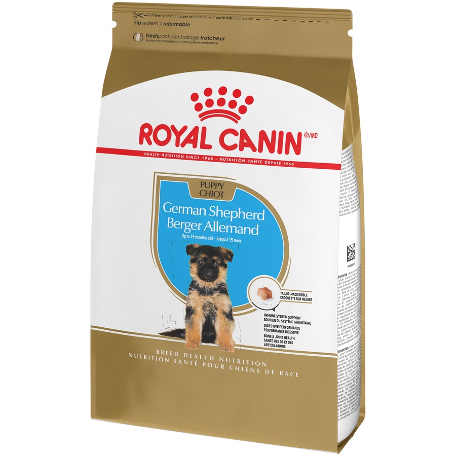 slide 9 of 9, Royal Canin Breed Health Nutrition German Shepherd Puppy Dry Dog Food, 30 lb