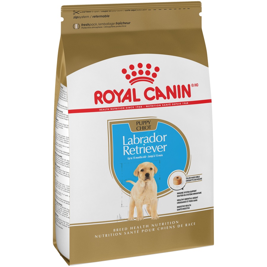 slide 4 of 9, Royal Canin Breed Health Nutrition Labrador Retriever Puppy Dry Dog Food, 30 lb