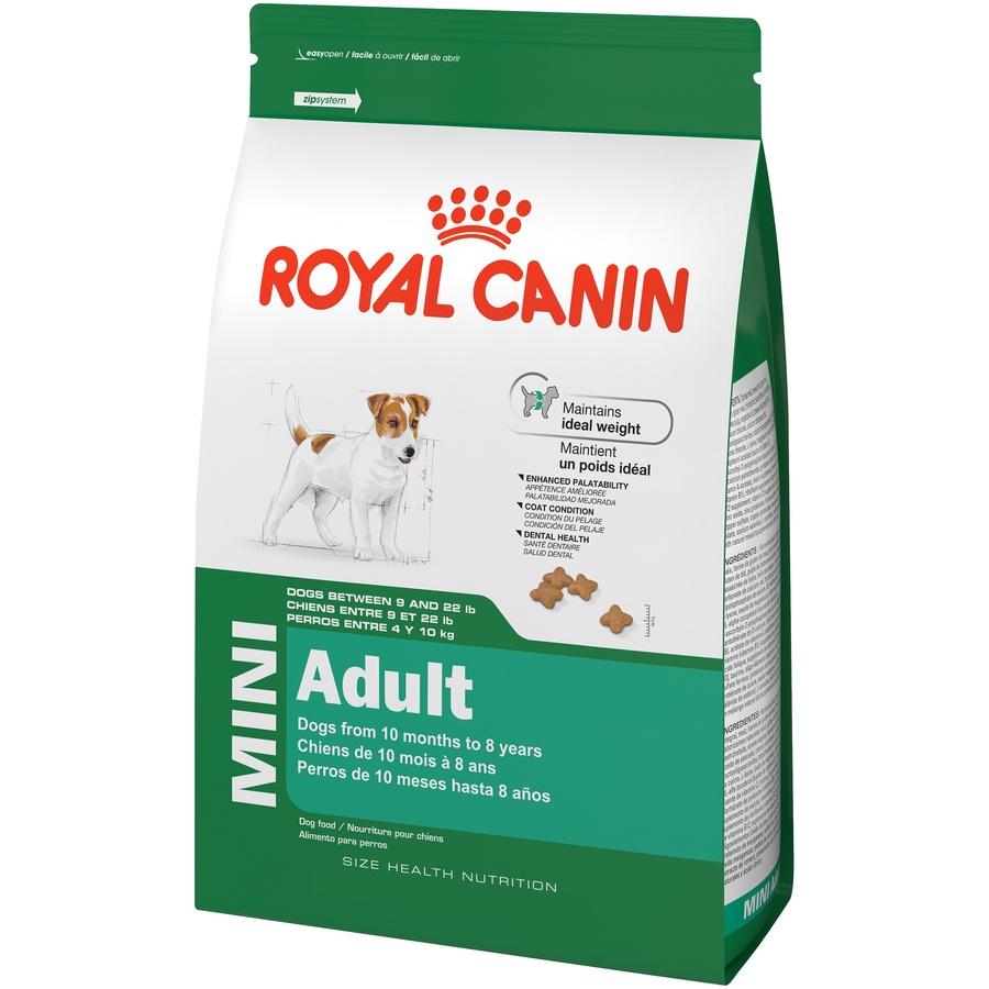 slide 7 of 9, Royal Canin Size Health Nutrition Mini Adult Dry Dog Food, 14 lb