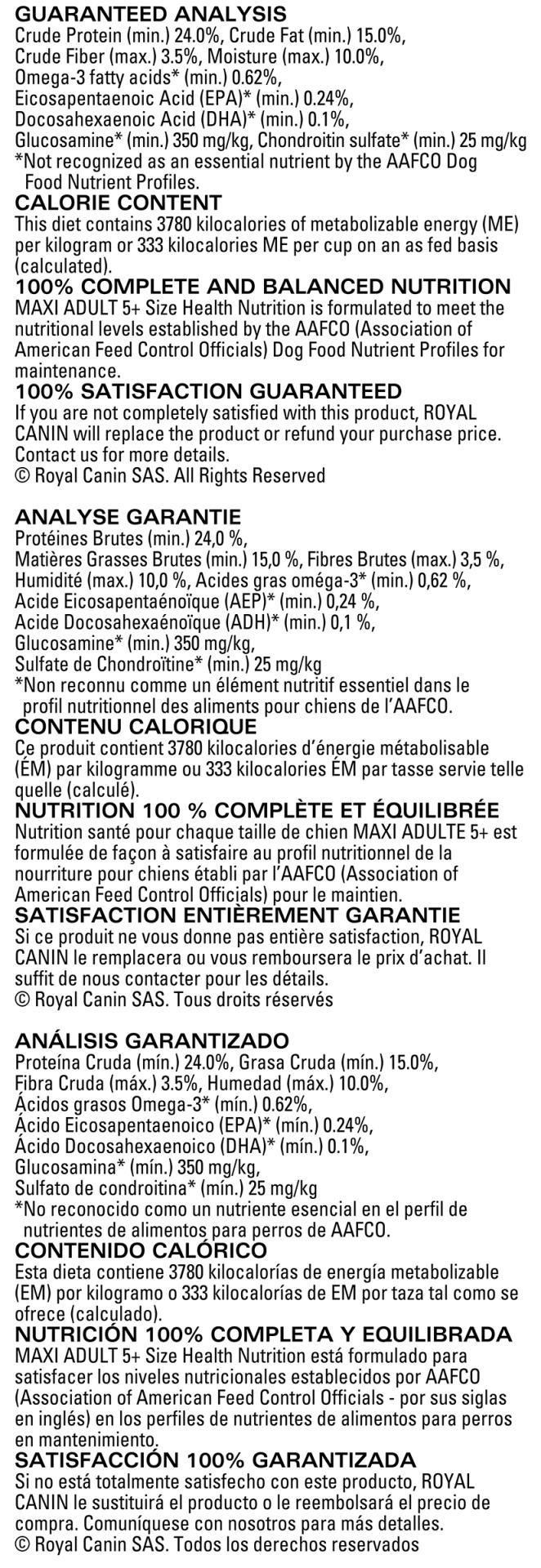 slide 4 of 9, Royal Canin Size Health Nutrition Maxi Adult Dry Dog Food, 35 lb