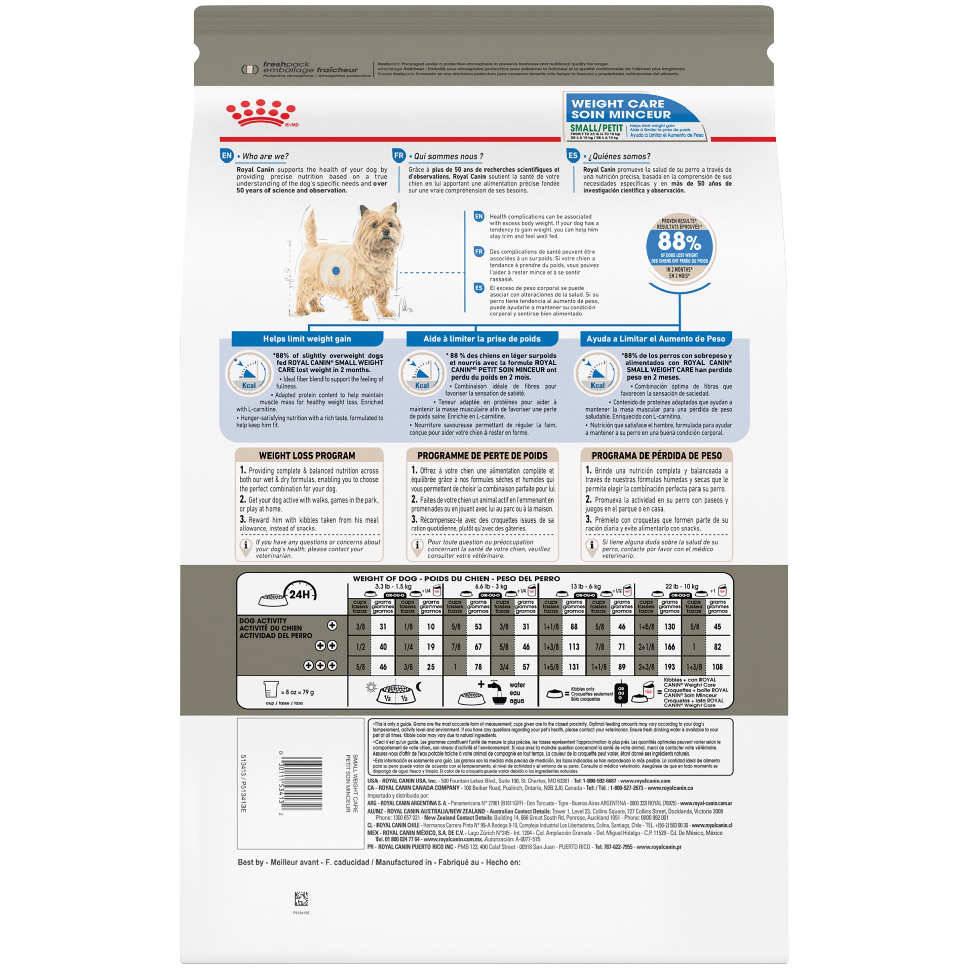 slide 9 of 9, Royal Canin Size Health Nutrition Mini Weight Care Dry Dog Food, 13 lb