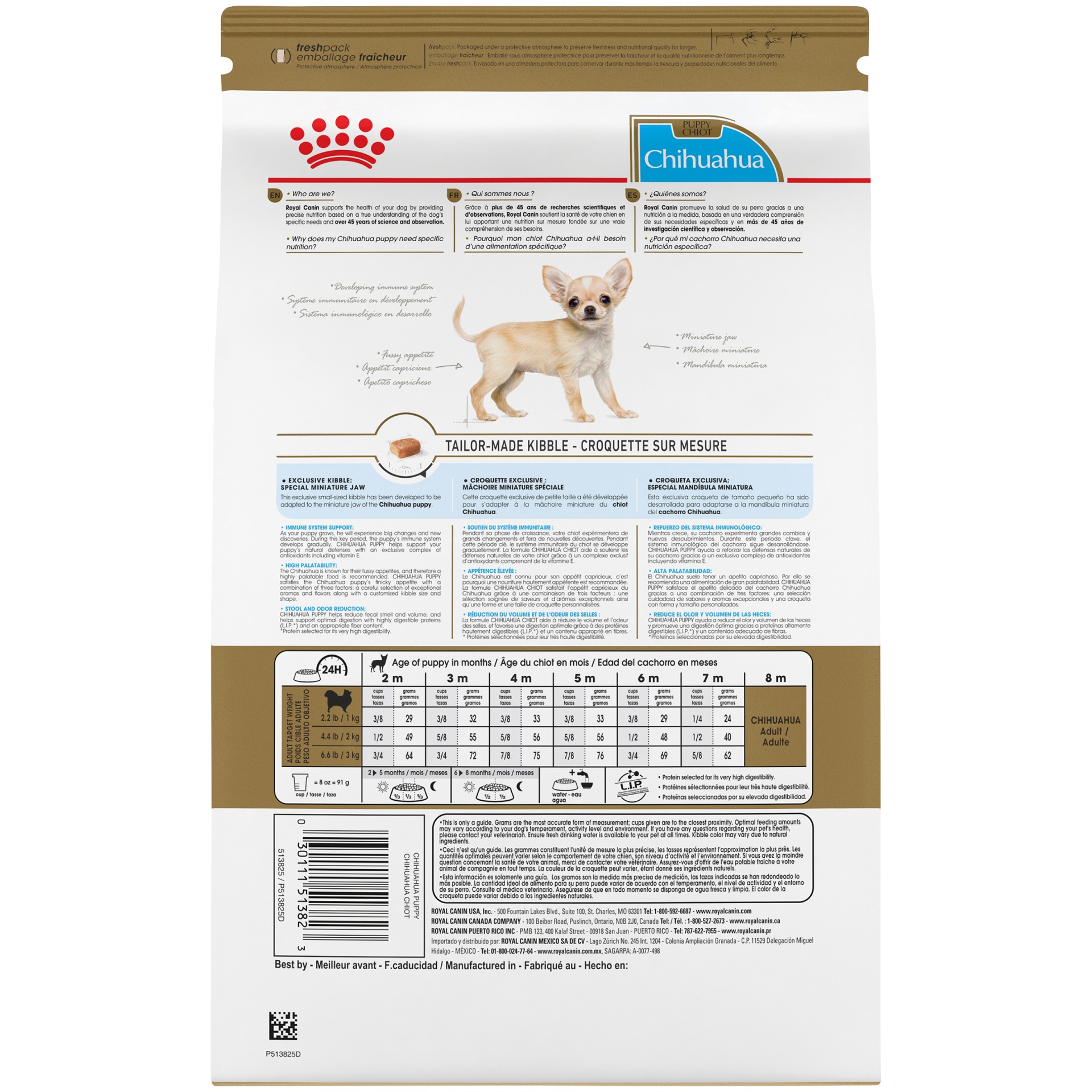 slide 6 of 9, Royal Canin Breed Health Nutrition Chihuahua Puppy Dry Dog Food, 2.5 lb