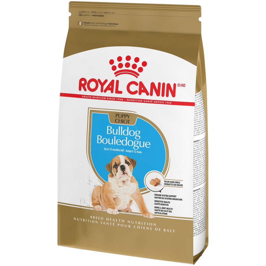 slide 3 of 9, Royal Canin Breed Health Nutrition Bulldog Puppy Dry Dog Food, 30 lb