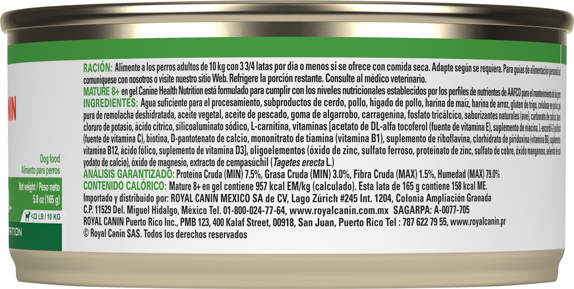 slide 6 of 6, Royal Canin Mature 8 Plus Canine Health Nutrition Canned Senior Dog Food, 5.8 oz