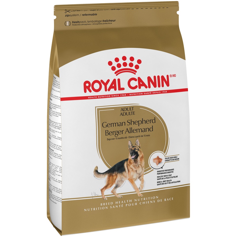 slide 4 of 9, Royal Canin Breed Health Nutrition German Shepherd Adult Dry Dog Food, 30 lb