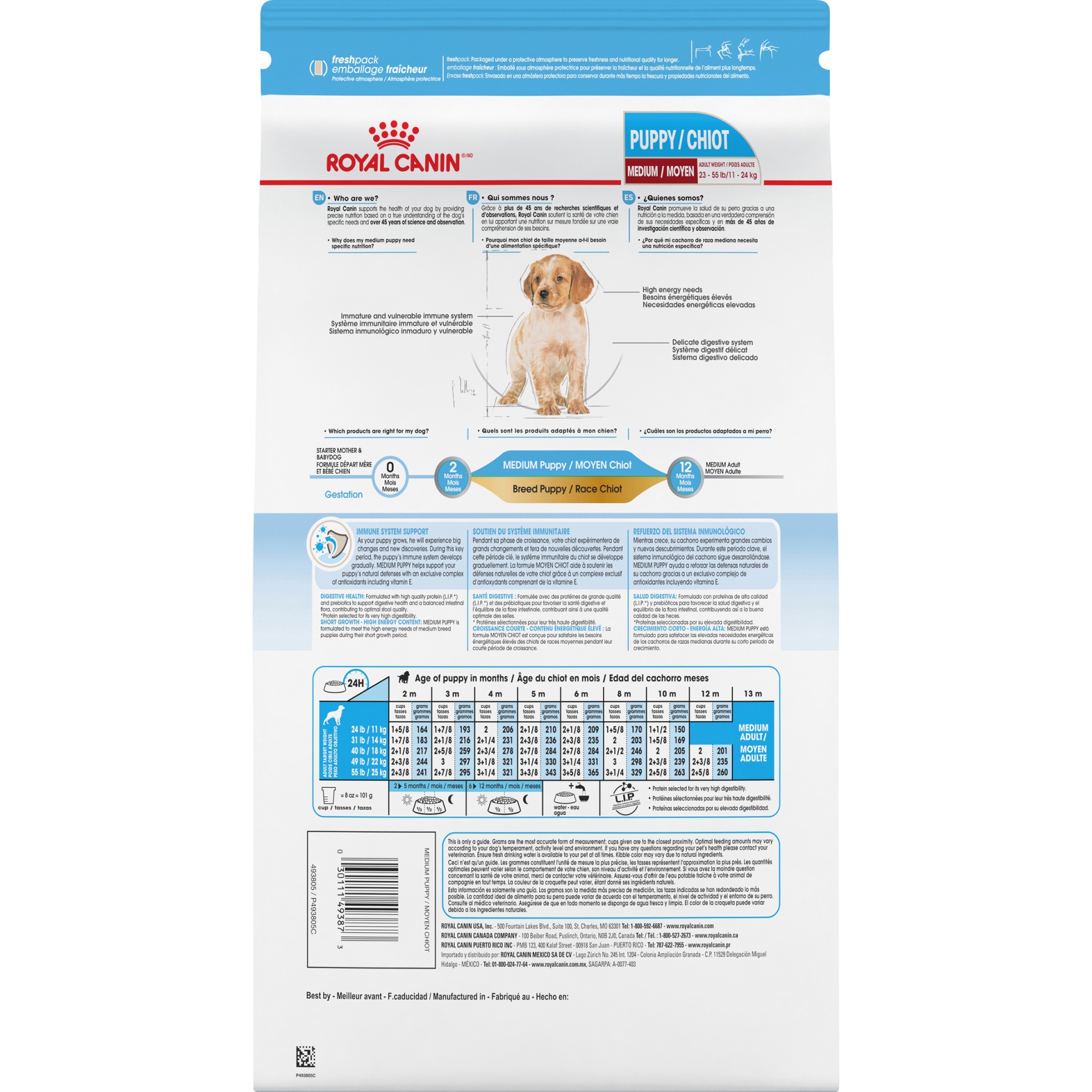 slide 9 of 9, Royal Canin Medium Puppy Dry Food, 17 lb