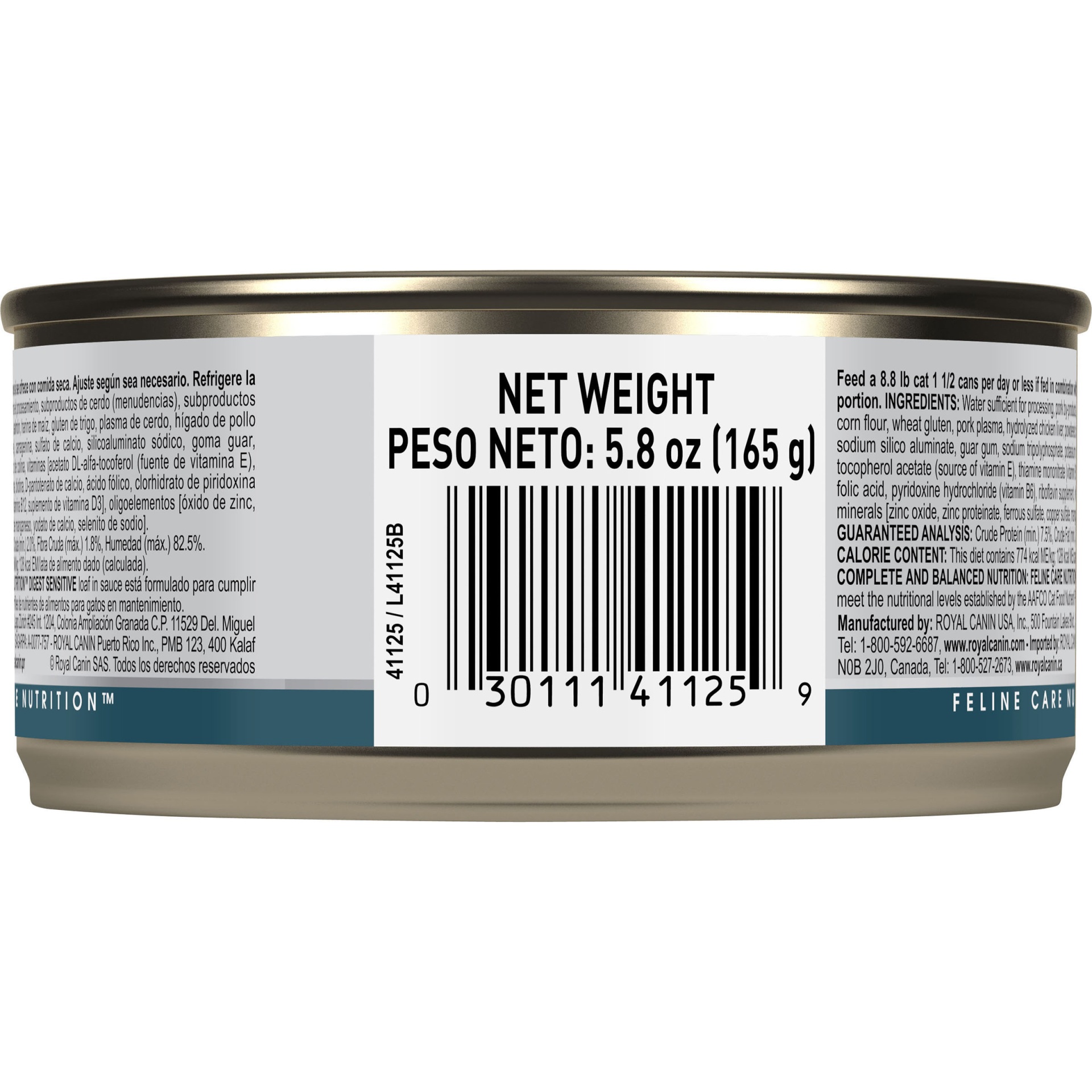 slide 3 of 7, Royal Canin Feline Health Nutrition Digest Sensitive Loaf in Sauce Canned Cat Food, 5.8 oz