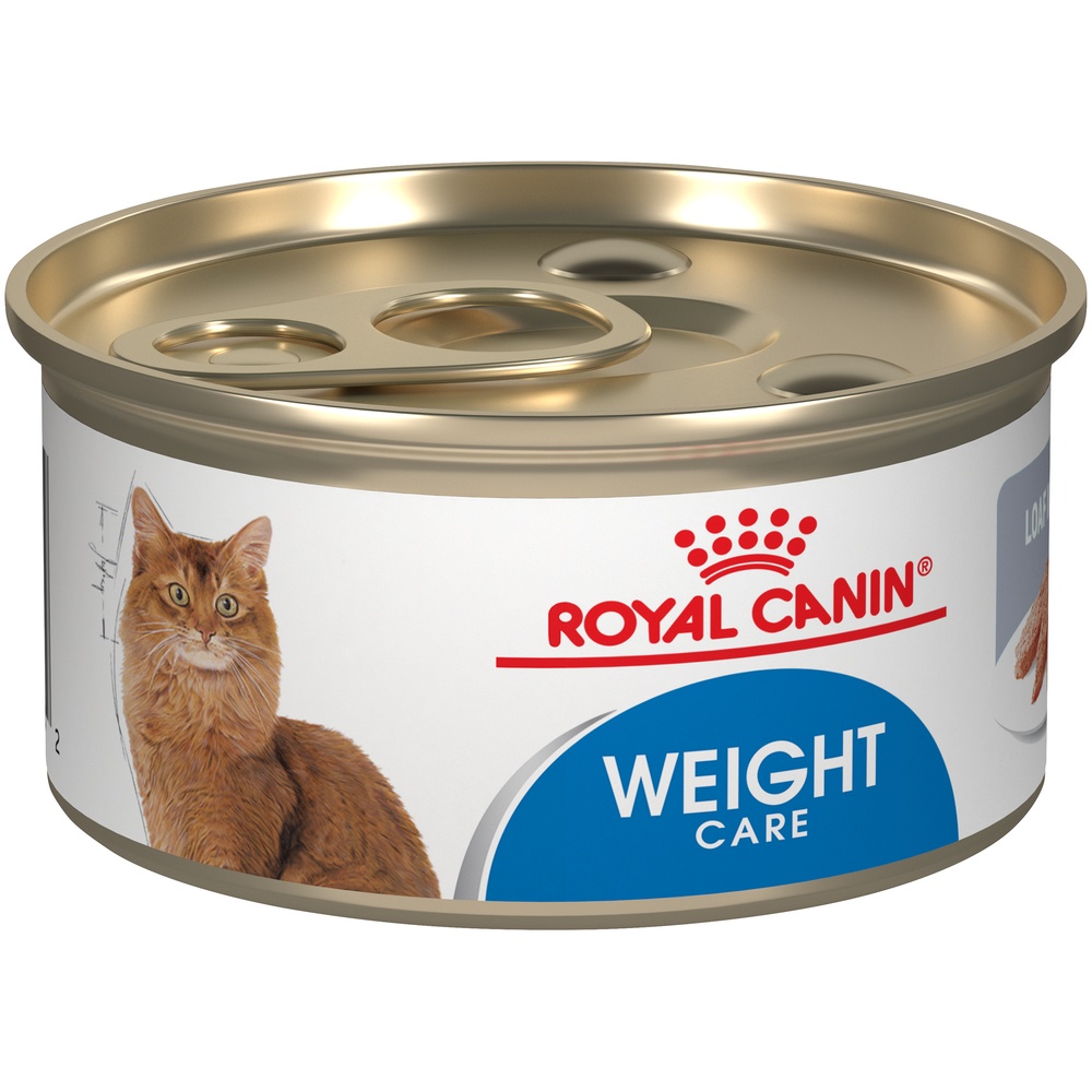 slide 6 of 9, Royal Canin Feline Health Nutrition Ultra Light Loaf in Sauce Adult Canned Cat Food, 3 oz