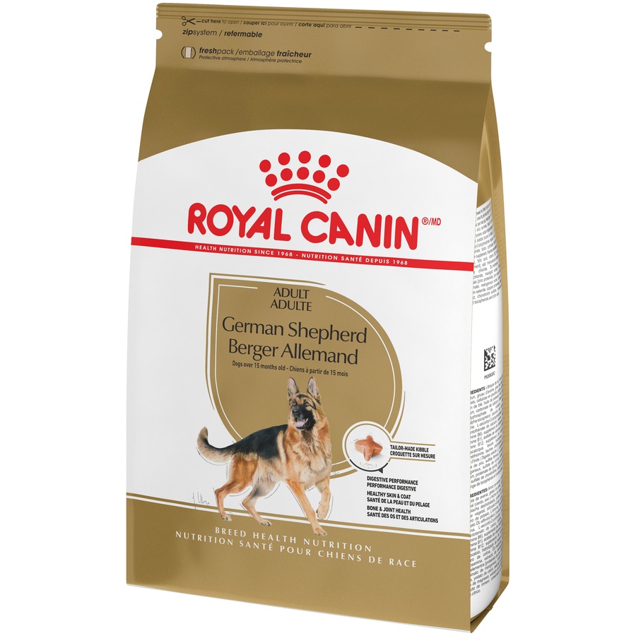 slide 7 of 9, Royal Canin Breed Health Nutrition German Shepherd Adult Dry Dog Food, 17 lb