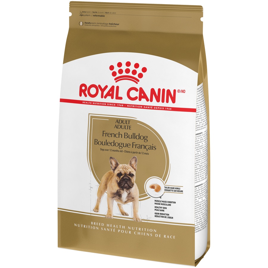 slide 5 of 9, Royal Canin Breed Health Nutrition French Bulldog Adult Dry Dog Food, 17 lb