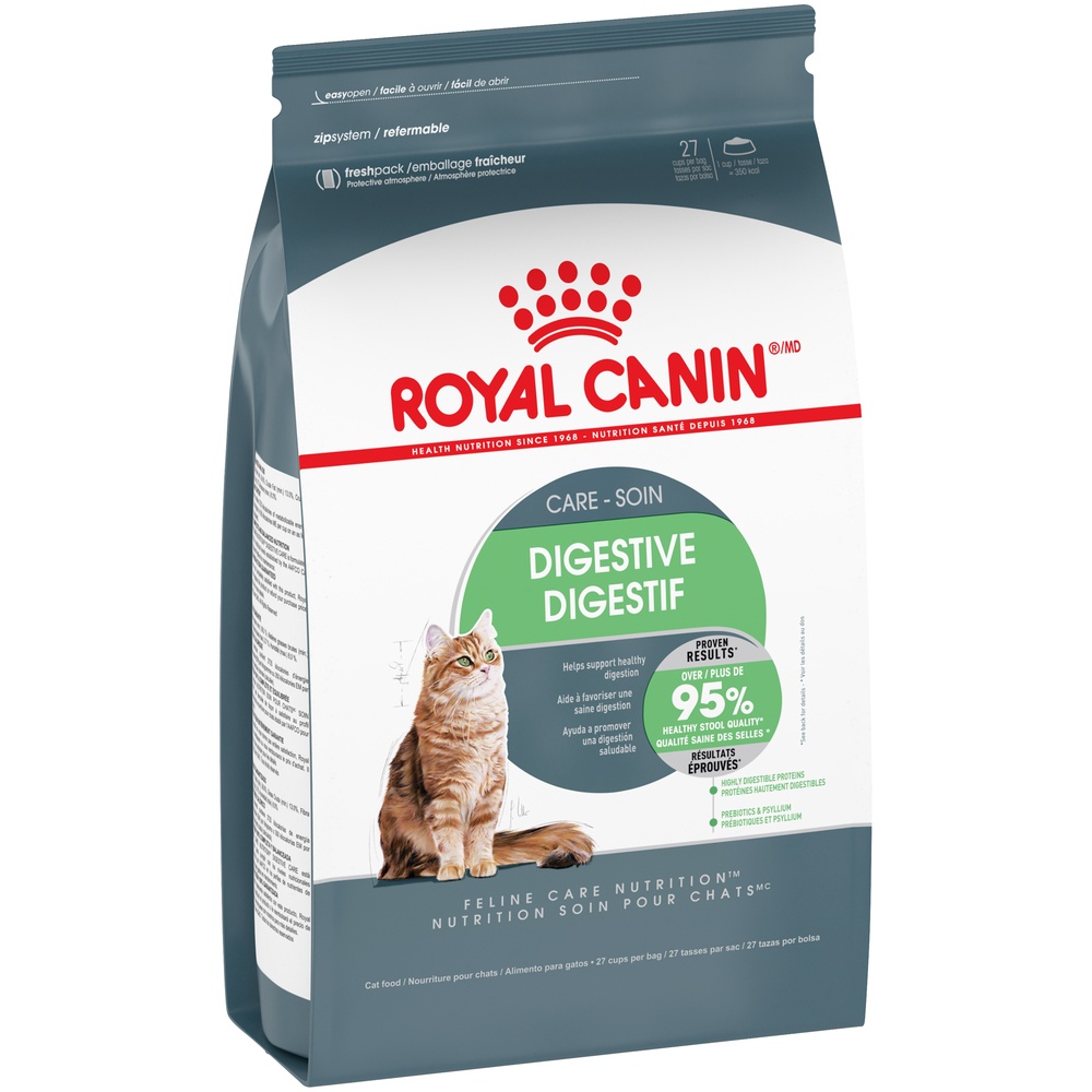 slide 2 of 9, Royal Canin Feline Care Nutrition DiGestive Care Adult Dry Cat Food, 6 lb