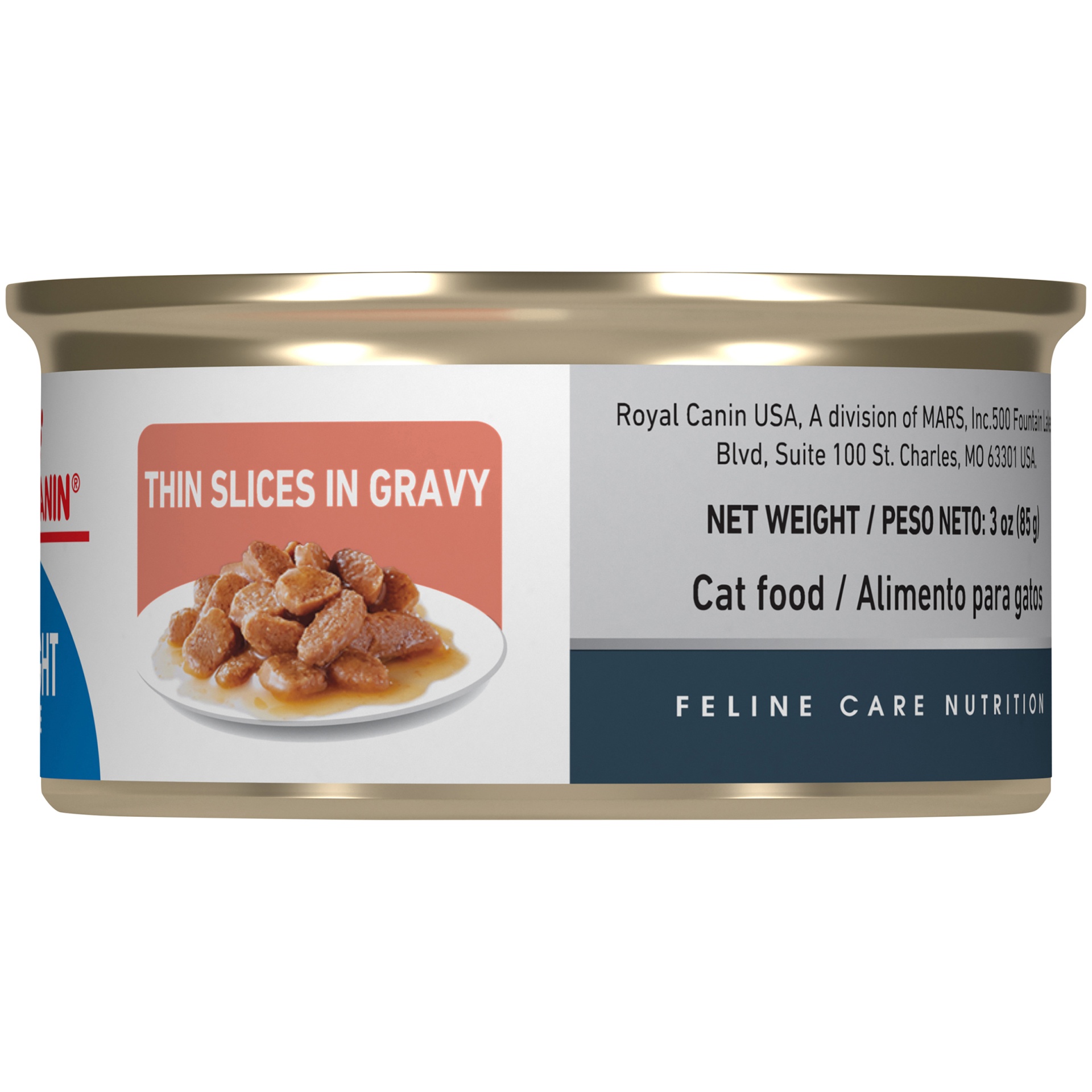 slide 9 of 9, Royal Canin Feline Health Nutrition Ultra Light Adult Canned Cat Food, 3 oz