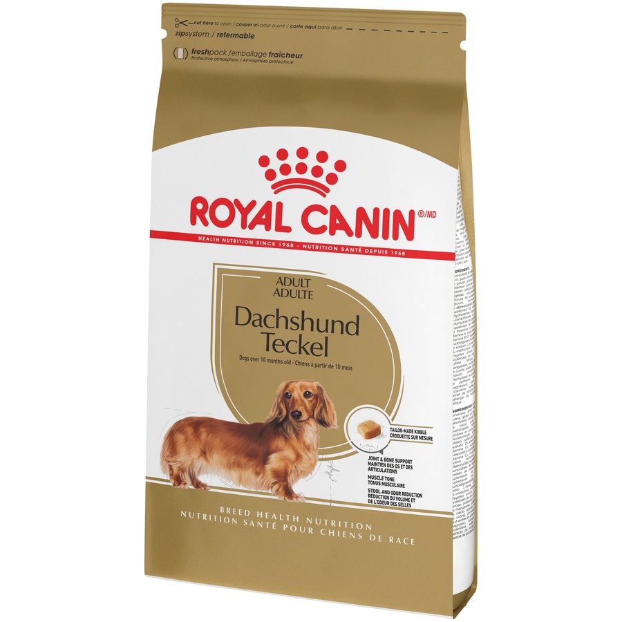 slide 6 of 9, Royal Canin Breed Health Nutrition Dachshund Teckel Adult Dry Dog Food, 2.5 lb