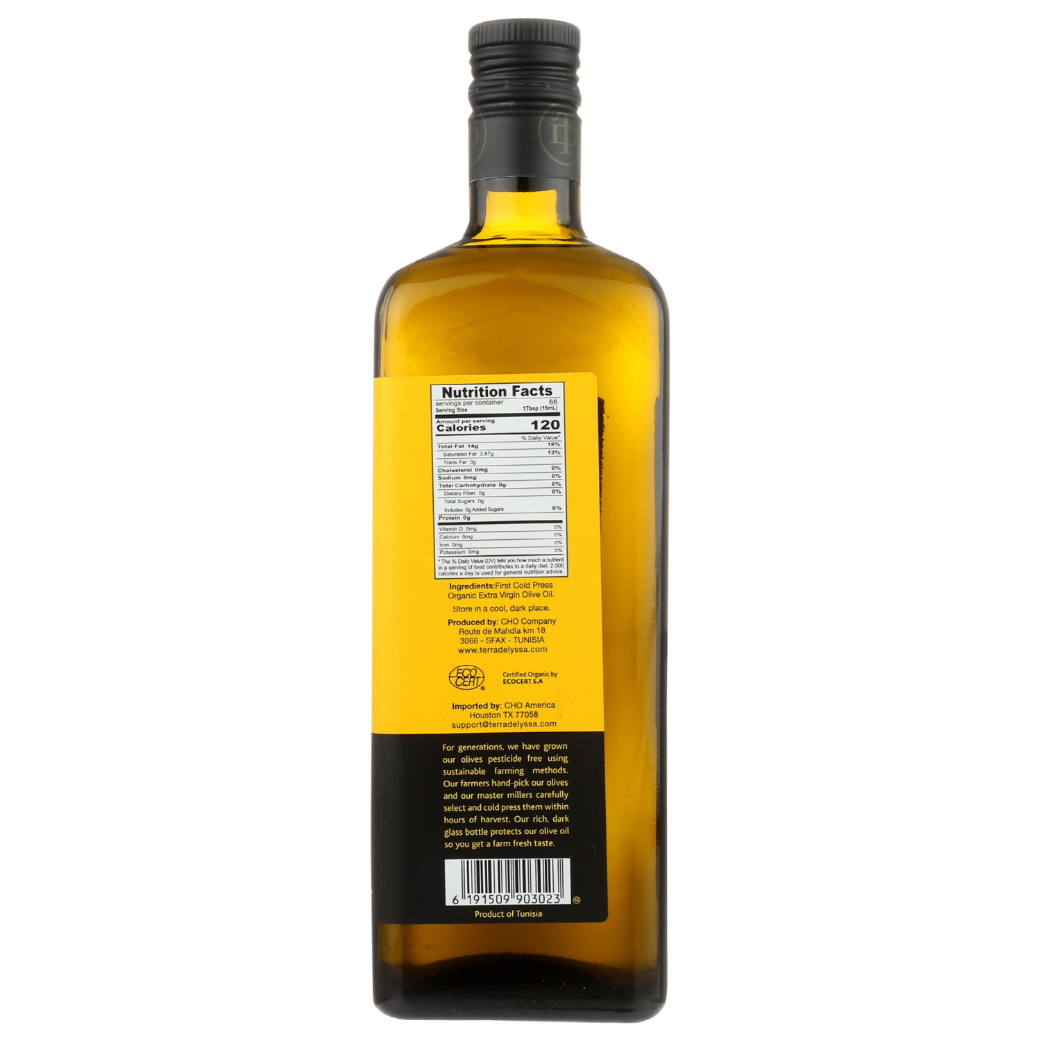 slide 2 of 3, Terra Delyssa Organic Extra Virgin Olive Oil, 34 fl oz