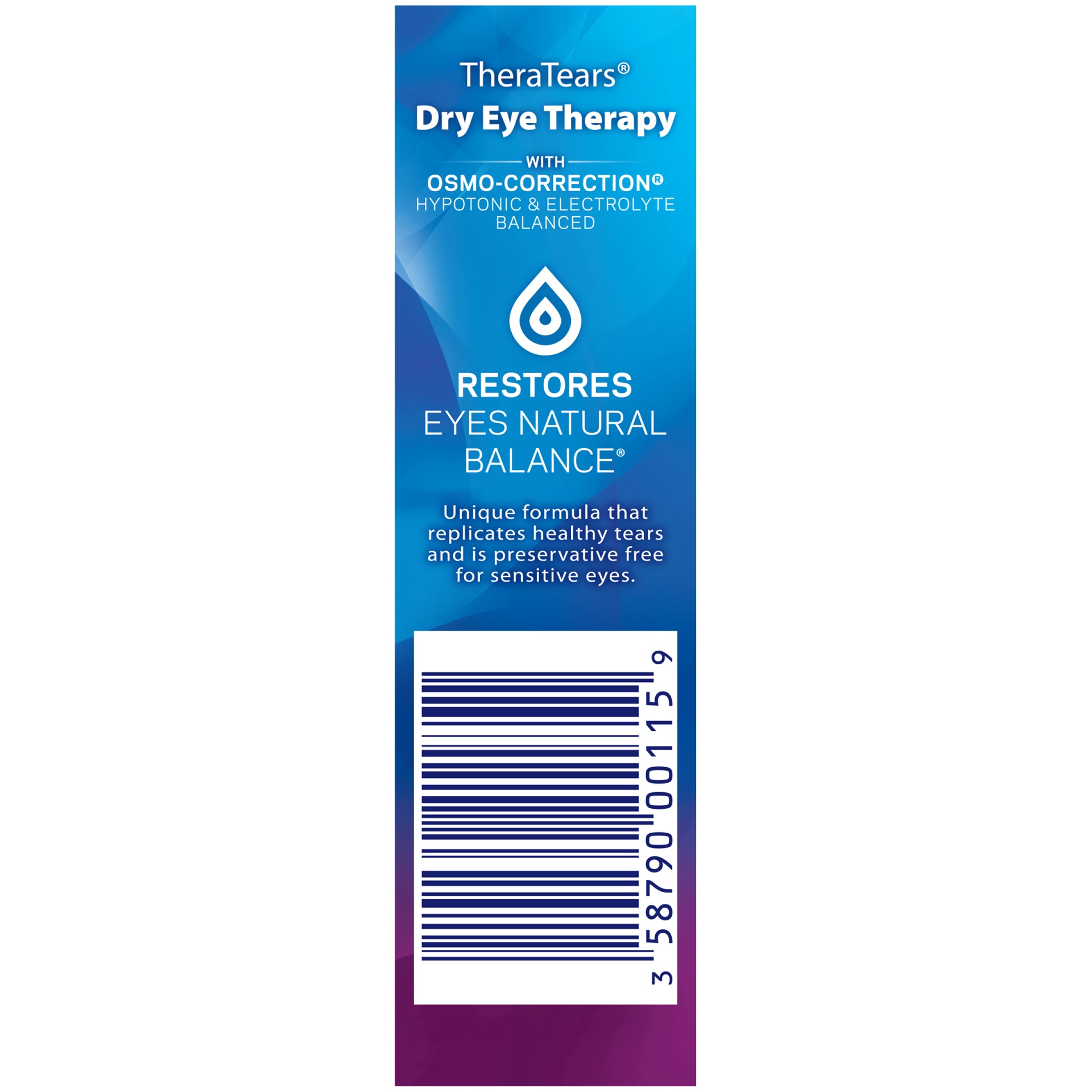 slide 2 of 6, TheraTears Dry Eye Therapy Lubricating Eye Drops for Dry Eyes, 0.5 fl oz bottle, 0.5 fl oz