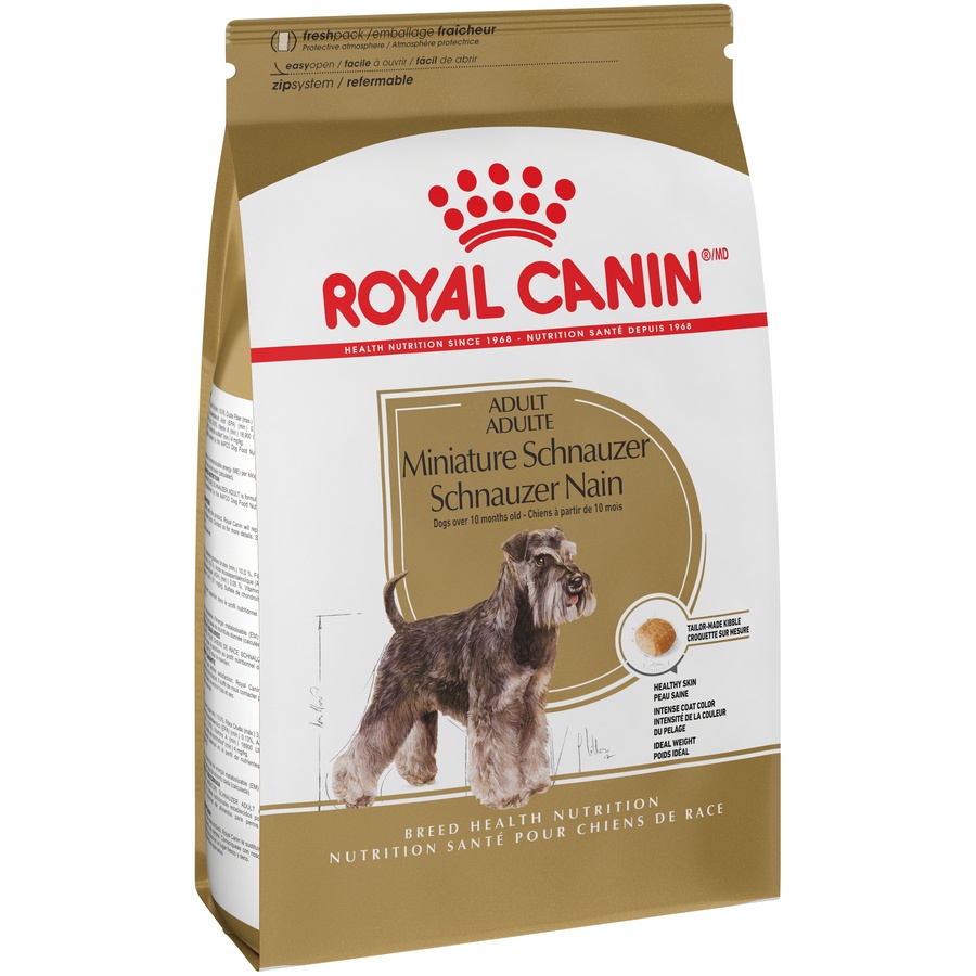 slide 2 of 9, Royal Canin Breed Health Nutrition Miniature Schnauzer Adult Dry Dog Food, 10 lb