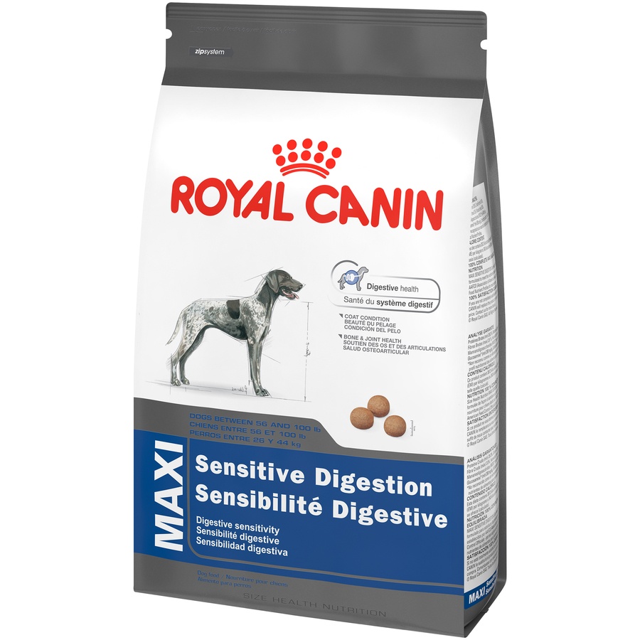 slide 6 of 9, Royal Canin Size Health Nutrition Maxi Sensitive Digestion Dry Dog Food, 30 lb